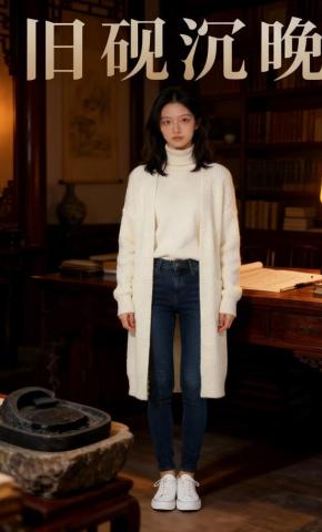 短剧《旧砚沉晚》海报