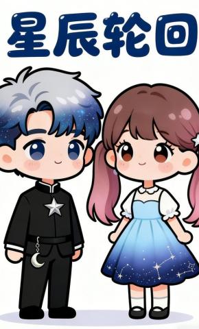 短剧《星辰轮回》海报