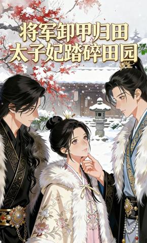 短剧《将军卸甲归田，太子妃踏碎田园》海报