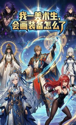 短剧《我一美术生，会画装备怎么了》海报