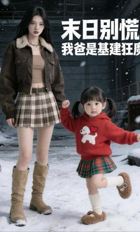 短剧《末日别慌！我爸是基建狂魔》海报