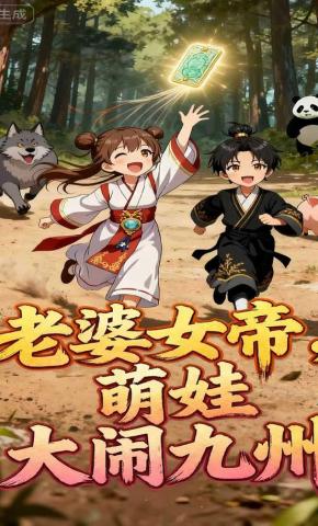 短剧《老婆女帝，萌娃大闹九州》海报