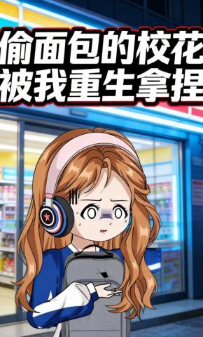 短剧《偷面包的校花被我重生拿捏》海报