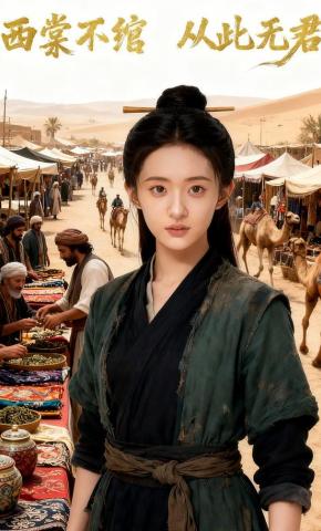 短剧《西棠不绾：从此无君》海报