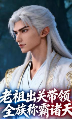 短剧《老祖出关带领全族称霸诸天》海报