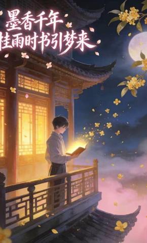 短剧《墨香千年 桂雨时书引梦来》海报
