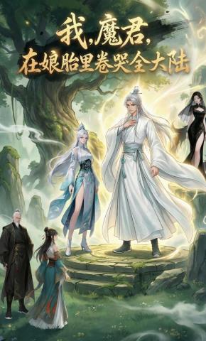 短剧《我，魔君，娘胎里卷哭大陆》海报