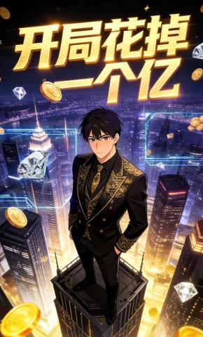 短剧《开局花掉一个亿》海报