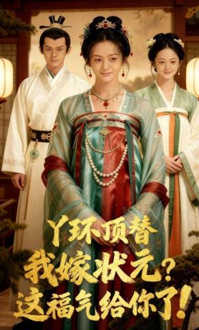 短剧《丫鬟顶替我嫁状元？这福气给你了！》海报