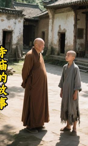 短剧《寺庙的故事》海报