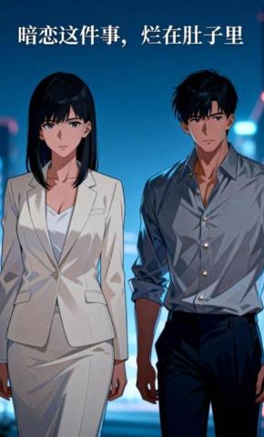 短剧《暗恋这件事，烂在肚子里》海报
