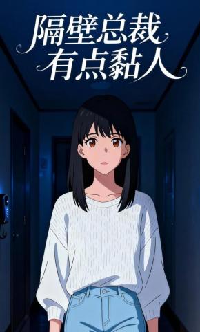 短剧《隔壁总裁有点黏人》海报