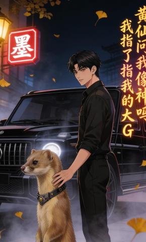 短剧《黄仙问我像神吗，我指了指我的大G》海报