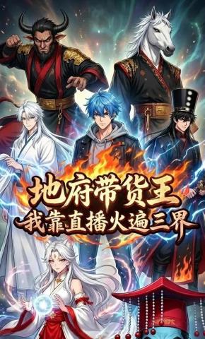 短剧《地府带货王：我靠直播火遍三界》海报