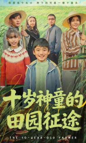 短剧《十岁神童的田园征途》海报