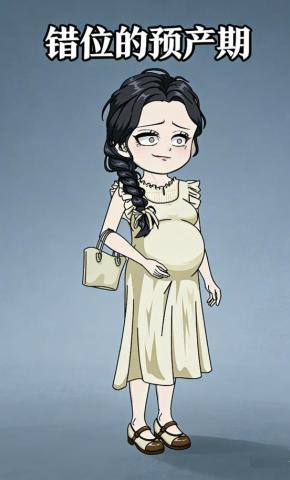 短剧《错位的预产期》海报