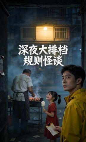 短剧《深夜大排档规则怪谈》海报
