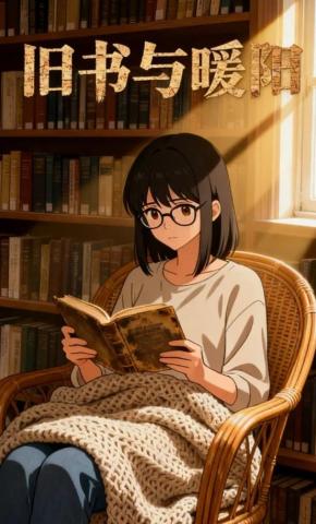 短剧《旧书与暖阳》海报