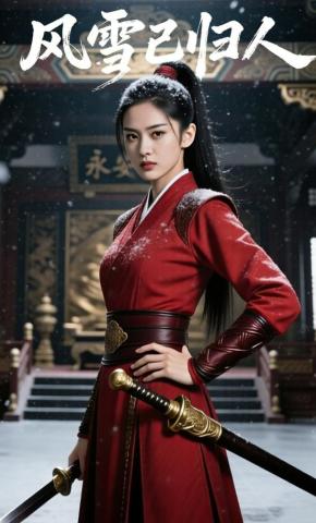 短剧《风雪已归人》海报