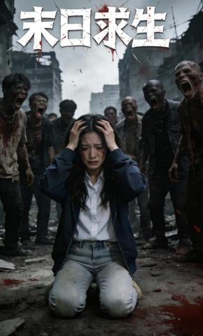 短剧末日求生海报
