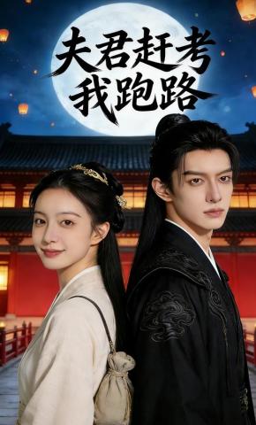 短剧《夫君赶考我跑路》海报