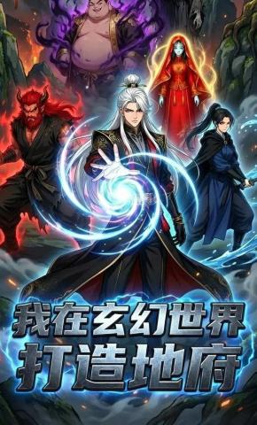 短剧《我在玄幻世界，打造地府！》海报