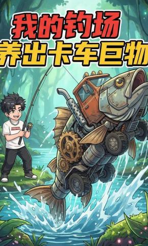 短剧《我的钓场养出卡车巨物》海报