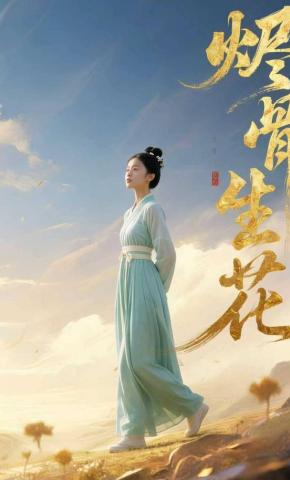 短剧《烬骨生花》海报