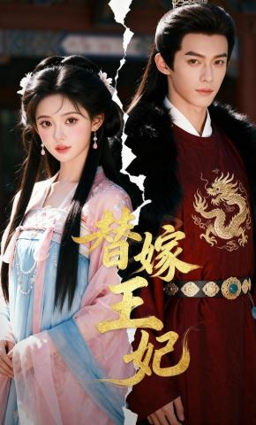 短剧《替嫁王妃》海报