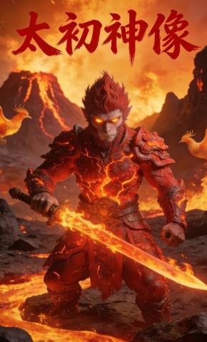 短剧《太初神像》海报