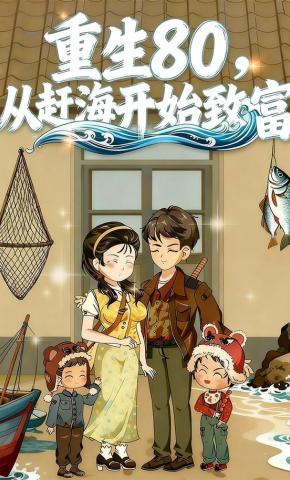短剧《重生80，从赶海开始致富》海报
