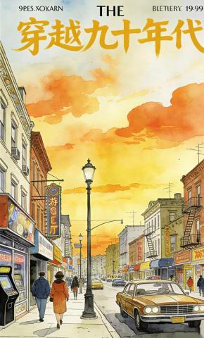 短剧《穿越九十年代》海报