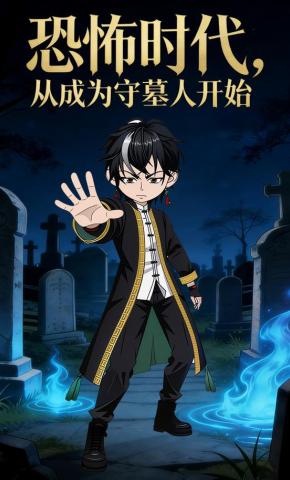 短剧《恐怖时代，从成为守墓人开始》海报