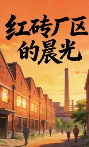 短剧《红砖厂区的晨光》海报