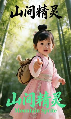短剧《山间精灵》海报