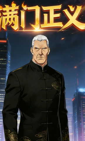 短剧《满门正义》海报