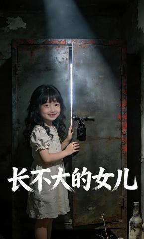 短剧《长不大的女儿》海报