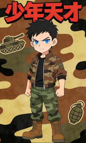 短剧《少年天才》海报