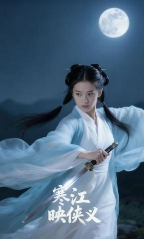 短剧《寒江映侠义》海报