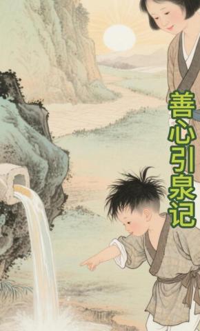 短剧《善心引泉记》海报