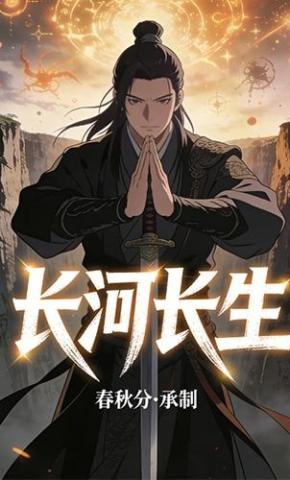 短剧《长河长生》海报