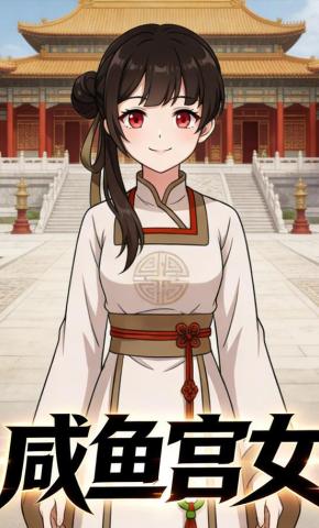 短剧《咸鱼宫女》海报