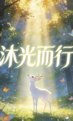 短剧《沐光而行》海报