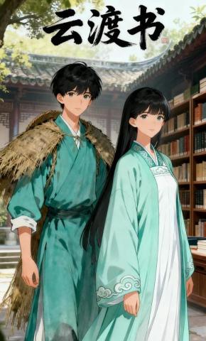 短剧《云渡书》海报