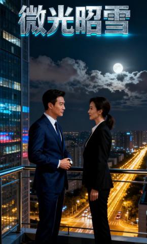 短剧《微光昭雪》海报