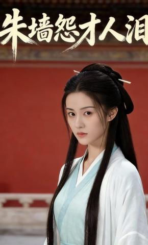 短剧《朱墙怨才人泪》海报