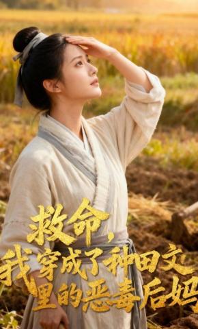 短剧《救命，我穿成了种田文里的恶毒后妈》海报
