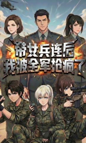 短剧《带女兵连后,我被全军抢疯了》海报