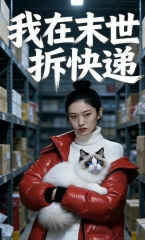 短剧《我在末世拆快递》海报