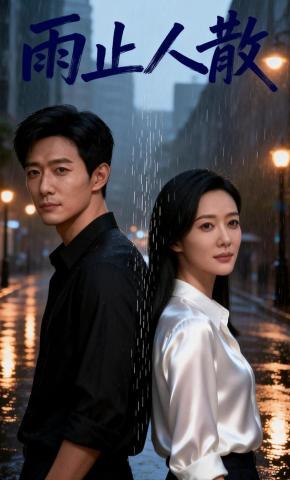 短剧《雨止人散》海报